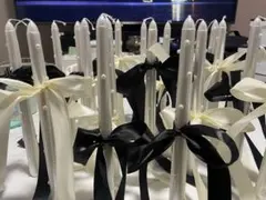 パール付き　キャンドル　18本セット