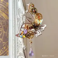 ブラックマザオパのムーンカービングピアス - メルカリ