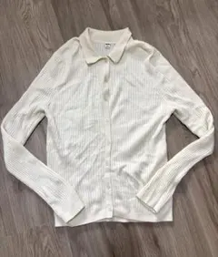 UNIQLO ユニクロ メリノリブポロカーディガン