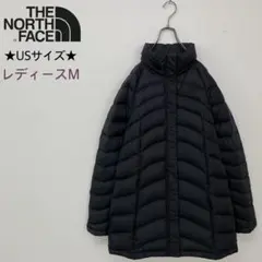 ノースフェイス US規格 600FIL セミロングダウン ブラック レディースL