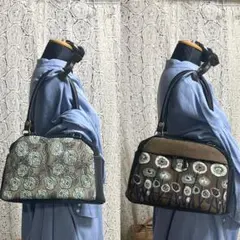 60806Aミナペルホネン ハンドメイド パッチワーク ブガッティトート
