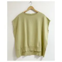 m855_IENA 美品✨22SS コットンストレッチ NEOワイドクルーニット