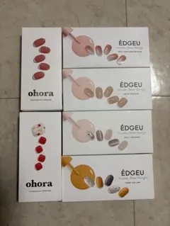 ÉDGUEU & ohoraネイルシール 6点セット