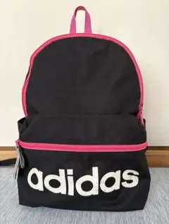 adidas キッズ リュック ブラック ピンクのサムネイル