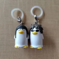 銀魂 めじるしアクセサリー ～忘れっぽい奴はこれをつけろ～ 2点(やや汚れあり）