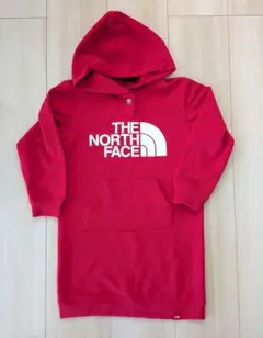 THE NORTH FACE 赤 フード付きパーカー　ワンピース 110cm