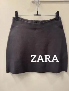 ZARA ザラ　グレー タイトスカート S 新品未使用　秋冬　ミニスカート