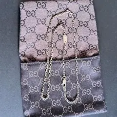 GUCCI グッチボックスチェーン ネックレス シルバー925 45cm布袋付きのサムネイル
