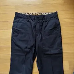 【USED】glamb レオパード裏地切り替え　コットンポリパンツ　2のサムネイル