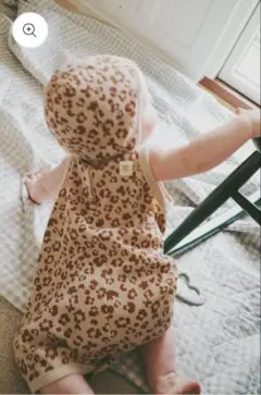 CHUNKY LEOPARD SLEEVELESS ROMPER