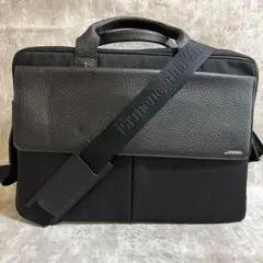 Ermenegildo Zegna ビジネスバッグ ブラック　最終値下げ！ Zegna レザー ビジネスバッグ | ブラック | FARFETCH JP