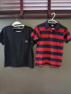 【RALPH LAUREN】 半袖 ポロシャツ トップス ラガーシャツ