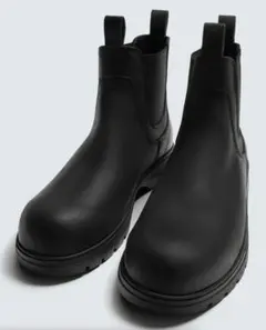 新品 定価16,990円 26cm 本革 レザーチェルシーブーツ ZARA ザラ