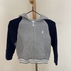 Ralph Lauren 18M フルジップ ニットパーカー