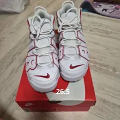 【美品】NIKE AIR MORE UPTEMPO 96ホワイト レッド