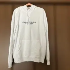Abercrombie & Fitch ホワイトパーカー