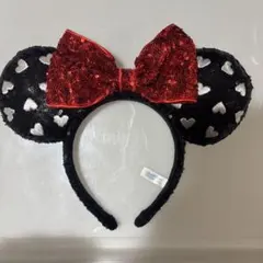 ディズニーランド ミニー スパンコール カチューシャ