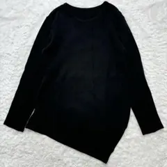 美品✨Y's ワイズ カットソー YK-T07-962 ブラック アシンメトリー