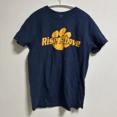 ギルダン 半袖Tシャツ クルーネック 半袖 プリント S 紺 綿 デイリー