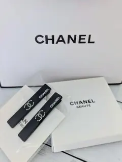 新品/正規品 CHANEL/シャネル ヘアクリップ/ヘアピン 2本 ノベルティ
