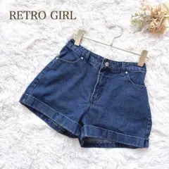 RETRO GIRL キュロット　ショートパンツ　デニム　レディース　Mのサムネイル