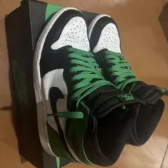 Nike ハイカットスニーカー ホワイト/ブラック/グリーン/セルティックス