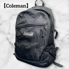 【Coleman】 コールマン 黒 リュック バックパック ナイロン