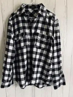 ♡ AZUL by moussy フランネルチェック柄長袖シャツ