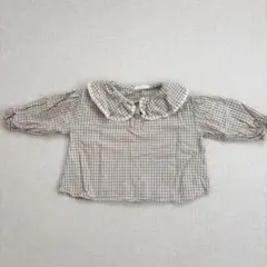 anggo ギンガムブラウス　Msize