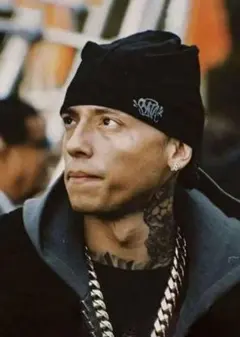 syna wirld central cee 着用　スカルキャップ　ビーニー