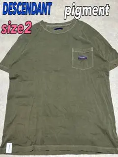 DESCENDANT Tシャツ ピグメントダイ M メンズ ブラウン系のサムネイル