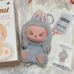 くみたん】ラブブ　POPMART LABUBU SISI HEHE THE MONSTERS ラブブぬいぐるみSISI黄色 LABUBU V.2 - メルカリ