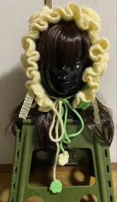ハンドメイド　バブーシュカ　ヘアアクセサリー　ヘッドドレス　ネックウォーマー