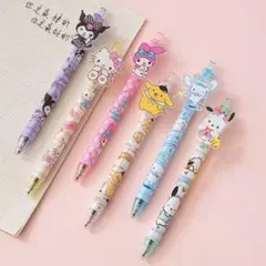 【サンリオ】キャラクターボールペン③黒インク0.5 6本セット おまけ付き