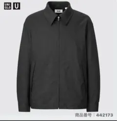 UNIQLO U ジップアップブルゾン ブラック M