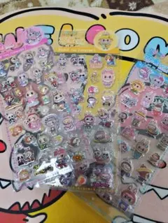 ラブブボンボンドロップシール3枚セット