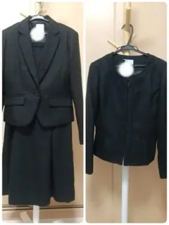 最終お値下げ☆オペークドットクリップ スーツ 38 3点セット