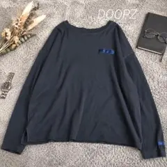 ✨️DOOPZ✨️　ドープス　ブラック　長袖　ロンt　tシャツ　ゆったりのサムネイル