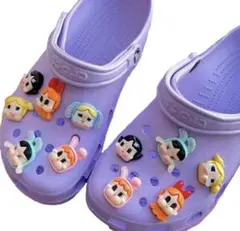 クロックス ジビッツ クライベイビー　パワーパフガールズ　パワパフ　6個セット
