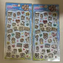 【新品】2枚セット／ストーンつきジュエルプチドロップ　ラブ友