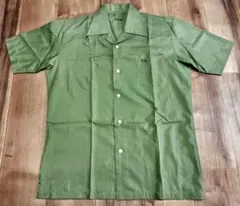 ヴィンテージMcGREGORマクレガー光沢生地オープンカラーシャツ