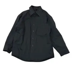 UNIQLO U パテッド シャツ ジャケット S ブラック