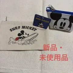 新品・未使用　ミッキーポーチ　2個セット