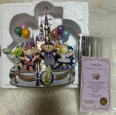 ★即日発送★ 上海ディズニー 10周年　ダッフィー　シンデレラ城　オブジェのサムネイル