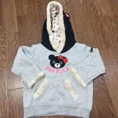 DOUBLE.B フード付きトレーナー90