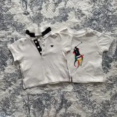 ラルフローレン アルマーニ ベビー Tシャツ 2枚