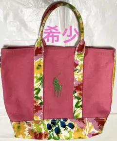 希少　POLO RALPH LAUREN ポロ ラルフローレン 花柄トートバッグ