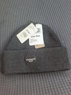 Carhartt wip ハートロゴ ニット帽 ビーニー カーハート 黒