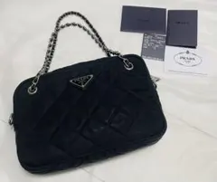 PRADA TESSUTO キルティング ショルダー バッグ 1BH910