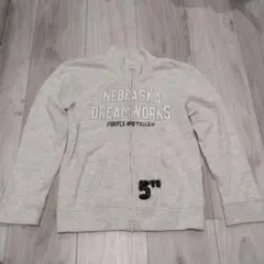 Purple&Yellow　パープルアンドイエロー　ジップトレーナー　130